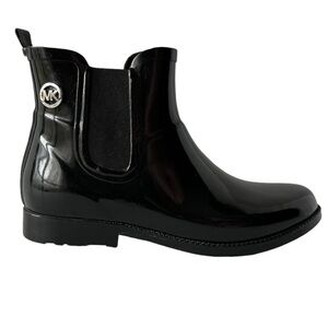 🖤Michael Kors rubber rain Chelsea black boots